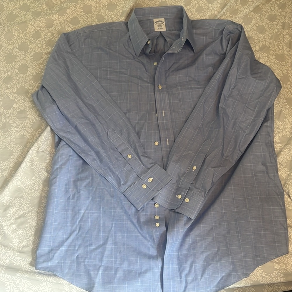 BROOKS BROTHERS Regent Regular-Fit Sport Shirt, Non-Iron Oxford 17-35